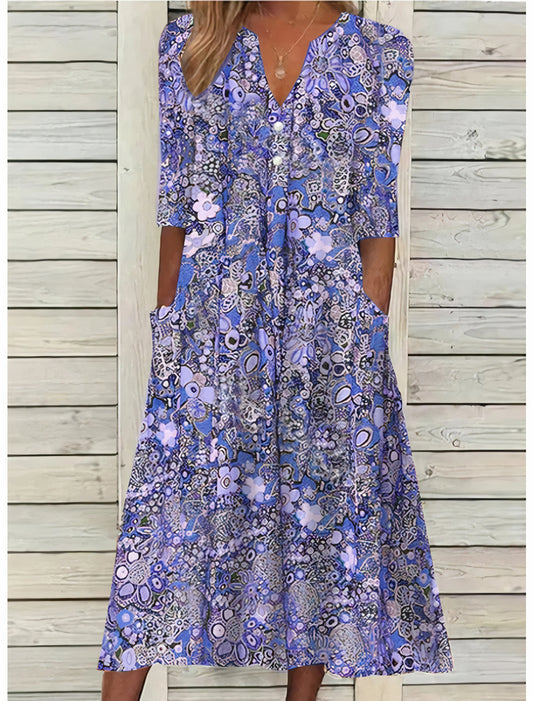 Penelope - Elegant Cotton Dress